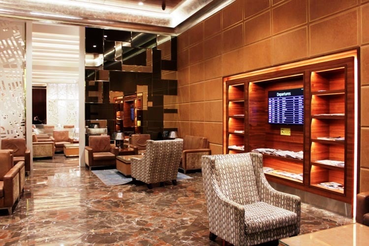 GVK Lounge Mumbai East Wing Seating