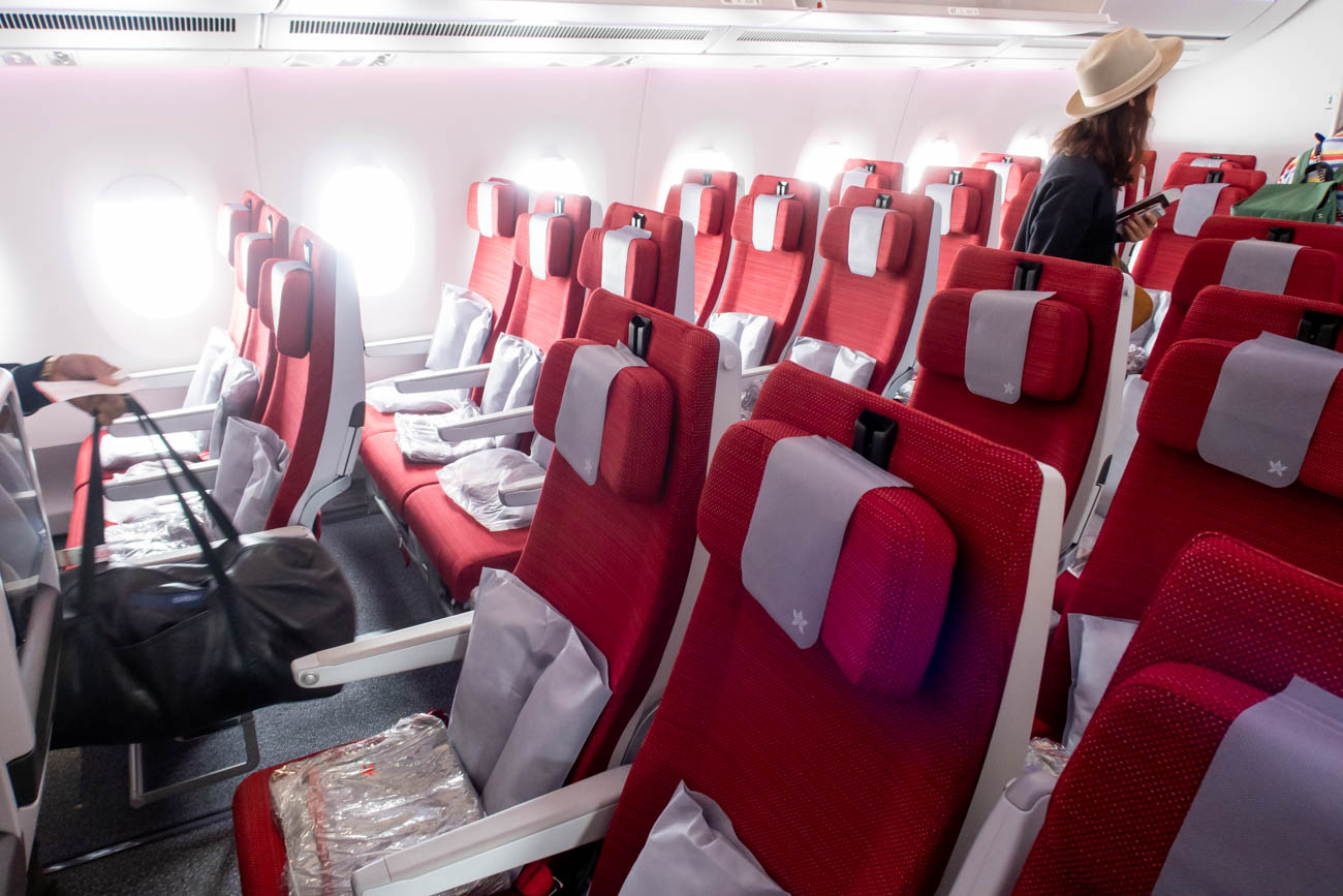 Hong Kong Airlines Airbus A350-900 Economy Class Seats