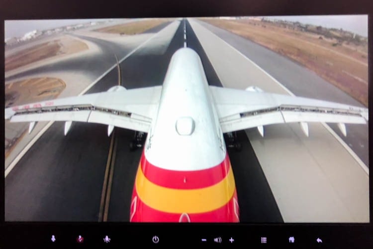 Hong Kong Airlines Airbus A350 Tail Camera